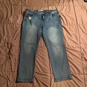 KanCan Distressed Light Blue Boyfriend Jeans